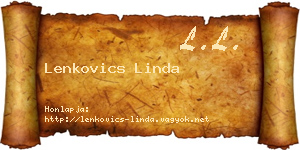 Lenkovics Linda névjegykártya